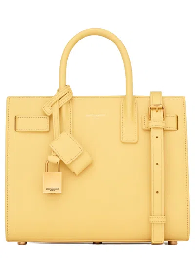 Saint Laurent Borsa "sac De Jour" Nano In Yellow