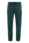 Saint Laurent Bottle Green Cotton Joggers