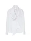 Saint Laurent White Regular Solid Shirt In White