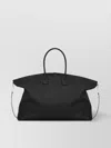Saint Laurent Bowling Bag With Detachable Shoulder Strap In Black