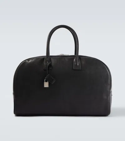 Saint Laurent Giant Leather Duffel Bag In Black