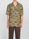 Saint Laurent Multicolor Viscose Pattern Shirt In Multi