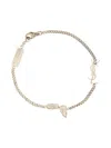Saint Laurent Bracciale Con Charm "cassandre" In Gold