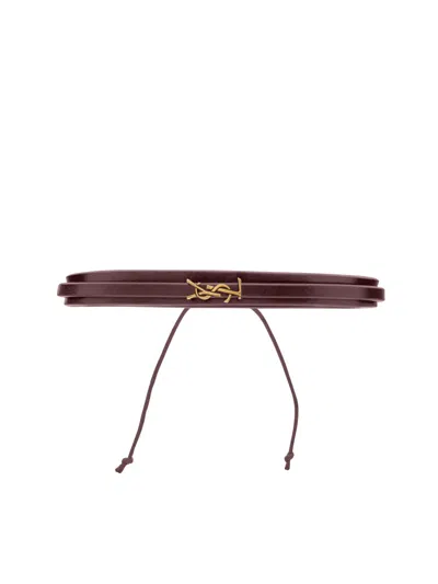 SAINT LAURENT SAINT LAURENT BRACCIALE CON LOGO "CASSANDRE"