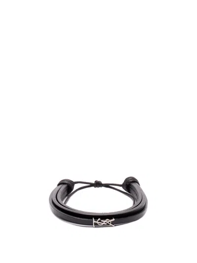 Saint Laurent Bracelet In Black  