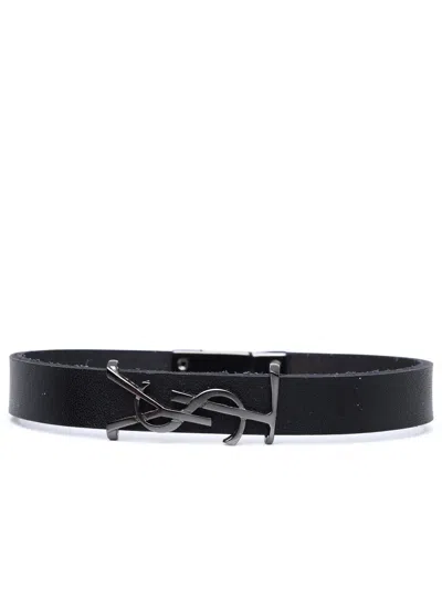 Saint Laurent Bracelet In Black