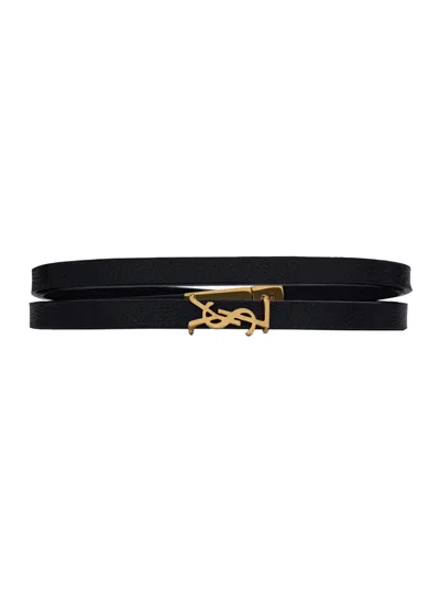 Saint Laurent Bracelet In Black