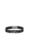 Saint Laurent `cassandre` Bracelet In Nero