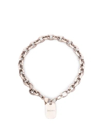 Saint Laurent Bracelet In Silver