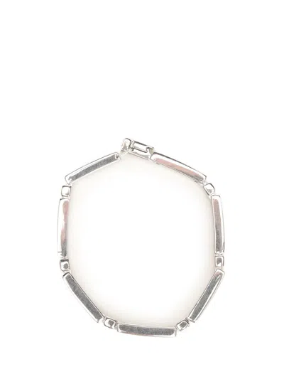 Saint Laurent Bracelet With Metal Bars Jewelry Silver