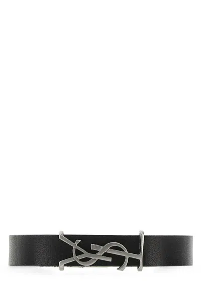 Saint Laurent Bracelets In Black