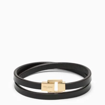 Saint Laurent Bracelets In Black