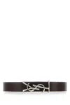 Saint Laurent Bracelets In Darkbrownargent