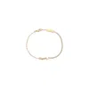 Saint Laurent Cassandre Chain Bracelet In Gold