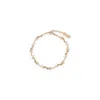 Saint Laurent Bracelets Metallic In Gold