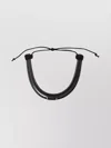 Saint Laurent Cassandre Multi-strand Leather Bracelet Accessories In Black