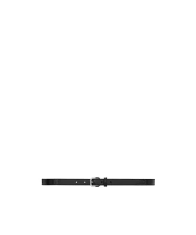Saint Laurent Brand Logo Belt In Black