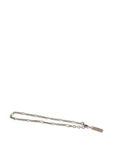 Saint Laurent Brass Bracelet In Silver