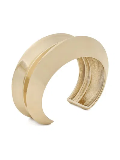 Saint Laurent Brass Bracelet In Silver