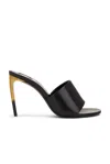 Saint Laurent Bridget Sandal In Nero