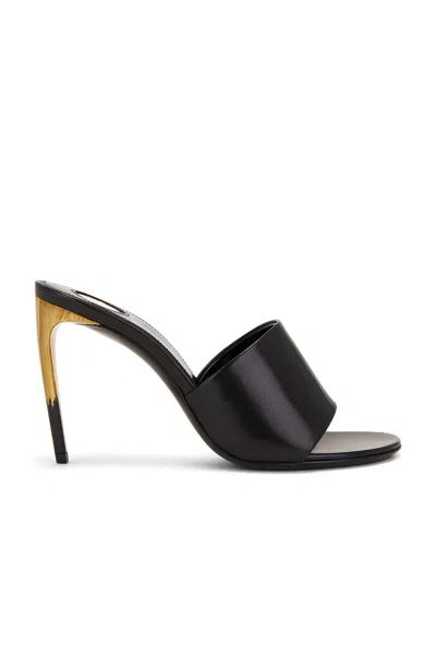 Saint Laurent Bridget Sandal In Nero