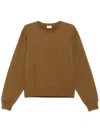 Saint Laurent Brown Cotton Sweatshirt