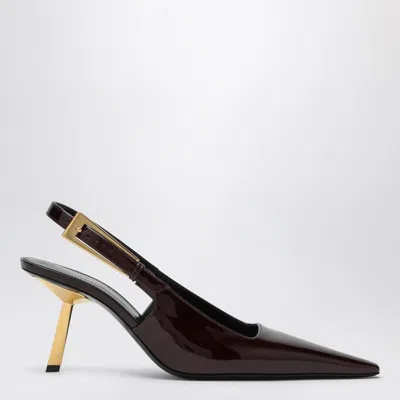Saint Laurent Sandals In Marron Glace
