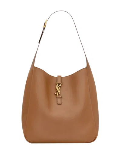 Saint Laurent Brown Le 5 7 Large Shoulder Bag