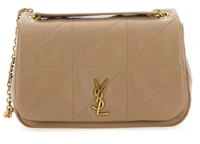 Saint Laurent Brown Leather Bags