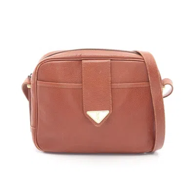 Pre-owned Saint Laurent Brown Leather Handbag Shoulder Bag ()