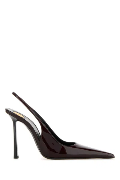 Saint Laurent Brown Leather Heels