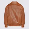 Saint Laurent Brown Leather Jacket