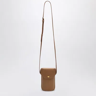 Saint Laurent Brown Leather Mini Bag Men