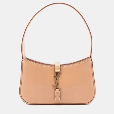 Pre-owned Saint Laurent Brown Mini Smooth Calfskin