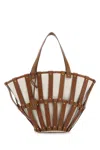 Saint Laurent Brown Panier Tote Bag In Brown
