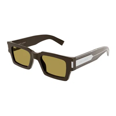 Saint Laurent Brown Resin  Sunglasses