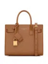 Saint Laurent Sac De Jour Nano In Smooth Leather In Brown