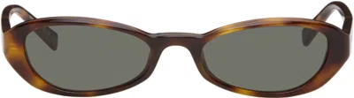 Saint Laurent Brown Sl 871 Sue Sunglasses In Gray