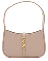 Saint Laurent Brown Smooth Calfskin Monogram Le 5 A 7 Mini Hobo (authentic  Pre-loved)