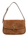 Saint Laurent Brown Solferino Medium Shoulder Bag In Brown