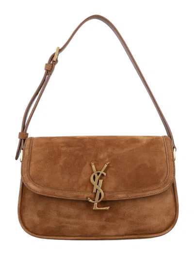 Saint Laurent Brown Solferino Medium Shoulder Bag