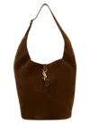 Saint Laurent Brown Suede Le 5 Ã 7 Shoulder Bag