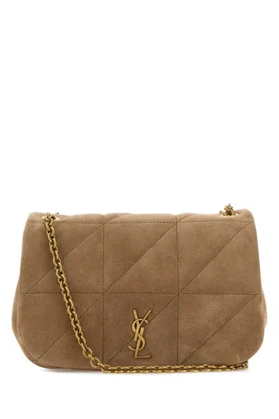 Saint Laurent Brown Suede Mini Jamie 4.3 Shoulder Bag