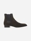Saint Laurent Wyatt Block Heel Chelsea Boots