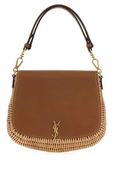 Saint Laurent Brown Voltaire Shoulder Bag