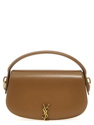 Saint Laurent Brown Voltaire Shoulder Bag