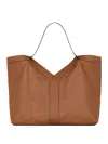 Saint Laurent Brown Y Large Tote In Brown