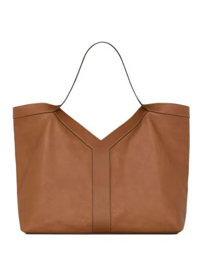 Saint Laurent Brown Y Large Tote