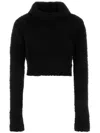 Saint Laurent Turtleneck Long-sleeved Jumper In 黑色