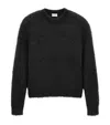 Saint Laurent Mohair And Wool-blend Sweater In Black